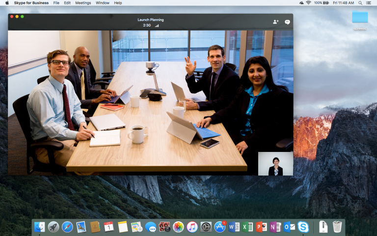 skype for business mac client download